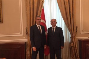Sabık Milletvekili Hacıosman, Büyükelçi Özügergin’i ziyaret etti