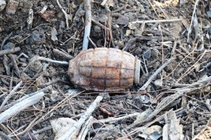 Çanakkale'de 104 yıl önce Çanakkale Kara Savaşları'na ait el bombası bulundu