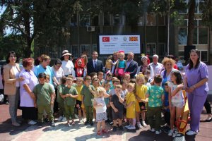 TİKA tarafından inşa edilen Türkiye-Kuzey Makedonya Dostluk Parkı'nın açılışı yapıldı