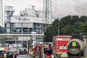 Almanya'daki kimya tesisinin katı atık yakma alanında patlama meydana geldi