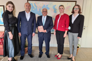 TİKA Başkan Yardımcısı Çevik Gagavuz temsilcilerini kabul etti