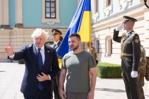 Başbakan Johnson Ukrayna'nın Bağımsızlık Günü'nde Kiev'e sürpriz ziyaret