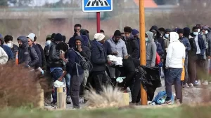 Fransa'nın Calais kentinde yaşam mücadelesi veren Sudanlı düzensiz göçmen İbrahim,