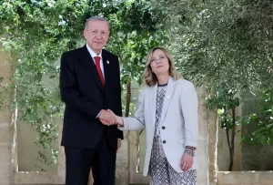 Cumhurbaşkanı Recep Tayyip Erdoğan, İtalya’nın Borgo Egnazia beldesinde düzenlenen G-7