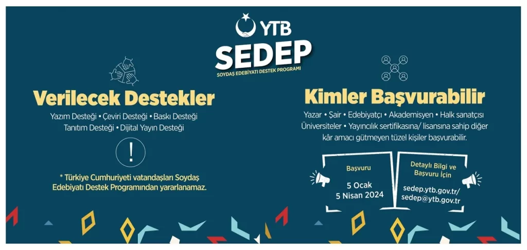 Soydaş Edebiyatı Destek Programına’ başvurular başlıyor