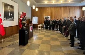 T.C Köln Başkonsolosluğu Gazi Mustafa Kemal Atatürk'ü anma programı düzenledi.