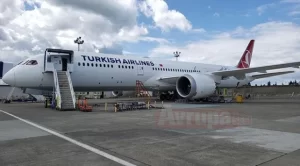   Türk Hava Yollarının ilk Boeing 787-9 Dreamliner'ının görüntüleri yayımlandı.