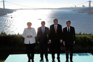 Cumhurbaşkanı Recep Tayyip Erdoğan, Rusya Devlet Başkanı Vladimir Putin, Fransa