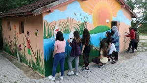 Bolu Abant İzzet Baysal Üniversitesi (BAİBÜ) Resim-İş Öğretmenliği Bölümü öğrencileri
