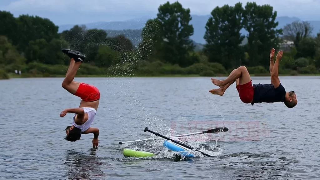 Melen Çayı'nda maceraseverlerin yeni gözdesi 'Paddle'