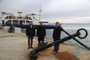 ÇANAKKALE   Çanakkale'nin Lapseki ilçesi açıklarında 3 ton ağırlığında tarihi