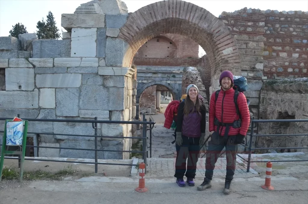 Sufi Yolu'nu yürüyen Amerikalı gezginler İznik'ten geçti