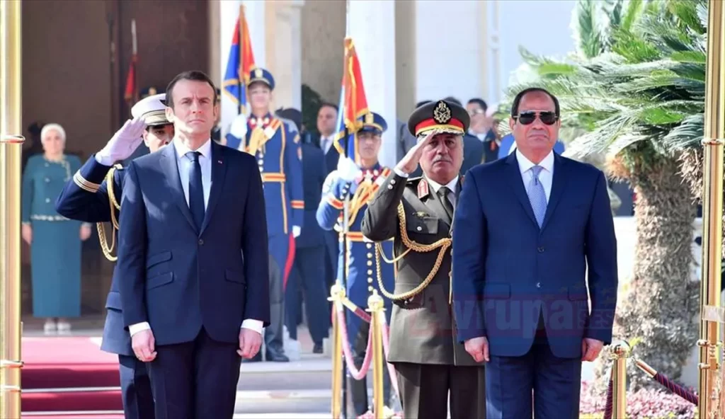 Macron ve Sisi güvenlik ve insan haklarını görüştü