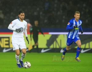 Almanya Birinci Futbol Ligi'ndeki (Bundesliga) 20. hafta mücadelesinde Hertha Berlin,