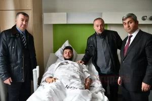 BERLİN   İşten dönerken yangını fark ederek binadakileri uyaran Burak