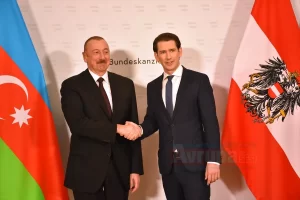 VİYANA Aliyev ve Kurz Avusturya'da görüştü Azerbaycan Cumhurbaşkanı İlham Aliyev