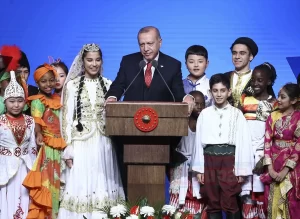   Cumhurbaşkanı Erdoğan, TRT 23 Nisan Gala Programı'nda konuştu. Çocuklara