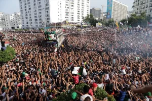 Mısır'ın ev sahipliğinde düzenlenen 2019 Afrika Uluslar Kupası'nın finalinde Senegal'i