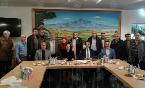 Almanya'da terör örgütü YPG/PKK yandaşlarının saldırdığı derneği ziyaret etti 