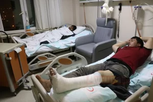 Yaralı haldeki 22 düzensiz göçmen, Edirne ve ilçelerindeki çeşitli hastanelere