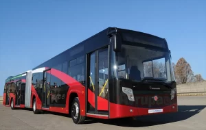 Otomotiv şirketi Karsan, Bursa'daki fabrikasında ürettiği Menarinibus Citymood otobüslerinden Roma