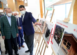 Cumhurbaşkanı Recep Tayyip Erdoğan, Rize'nin Çamlıhemşin ilçesine bağlı Ayder Yaylası'nda