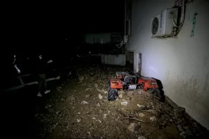Bursa'nın Kestel ilçesinde meydana gelen sel nedeniyle bir kişinin hayatını