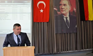 Bakanlık öğretmenlerimizden Suphi SOLMAZ, görev süresi bitimi nedeniyle veda etti.