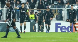 Beşiktaş evinde vuruldu   Avrupa Ligi I Grubu 3. maçında