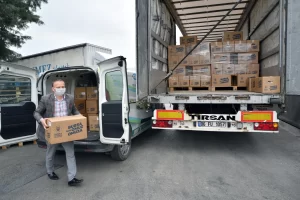 Korona virüsle mücadele kapsamında Bursa’nın 17 ilçesinde de dezenfeksiyon çalışmaları