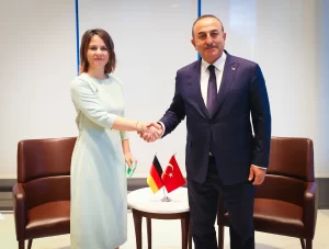 Dışişleri Bakanı Mevlüt Çavuşoğlu, New York'ta Alman, İspanyol ve Hindistanlı