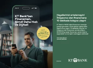KT Bank, bireysel müşterilere özel dijital tüketici ve araç finansmanı