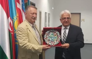 TİKA Başkan Yardımcısı Dr. Mahmut Çevik, Macaristan'ın başkenti Budapeşte’de, Türk