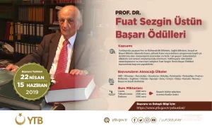   YURTDIŞI VATANDAŞLAR FUAT SEZGİN ÜSTÜN BAŞARI ÖDÜLLERİ PROGRAMI  