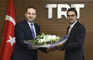 Görevi İbrahim Eren'den devralan TRT Genel Müdürü Prof. Dr. Mehmet
