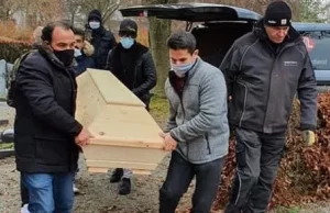 Almanya'nın Günzburg kentinde yaşamını kaybeden Lassina Konate (Hasan)' ın cenazesi,