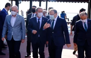 Milli Savunma Bakanı Hulusi Akar ile Sanayi ve Teknoloji Bakanı
