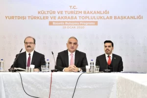YTB’nın 10’uncu kuruluş yıl dönümü münasebetiyle basın kuruluşlarının Ankara temsilcileriyle