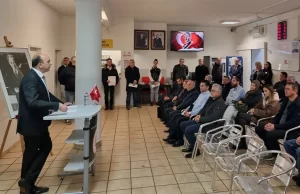 Türkiye Cumhuriyetinin kurucusu Gazi Mustafa Kemnal Atatürk T.C Münster Başkonsolosluğunda