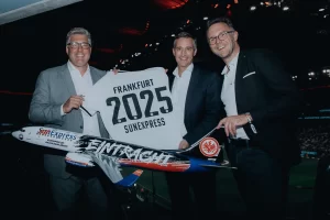 SunExpress, 2022 Avrupa Ligi Şampiyonu Eintracht Frankfurt ile 2017 yılından