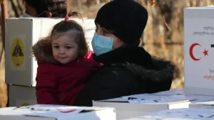 TİKA, yeni tip koronavirüsle (Kovid-19) mücadelelerine destek vermek amacıyla Gürcistan'da