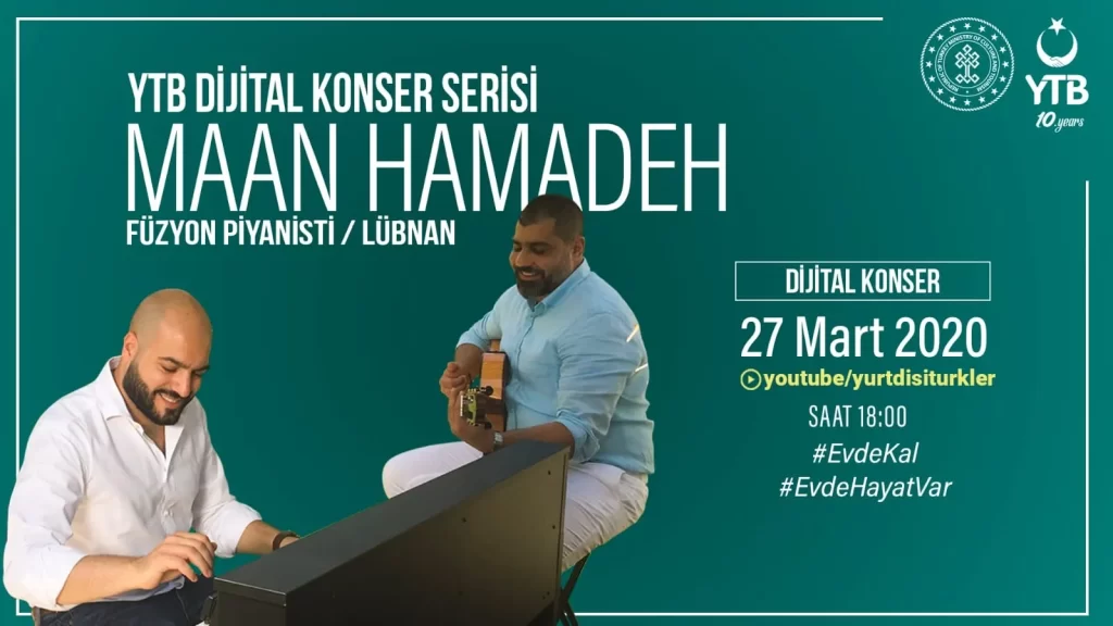 YTB’den Dünyanın dört bir yanındaki vatandaşlar için dijital konserler