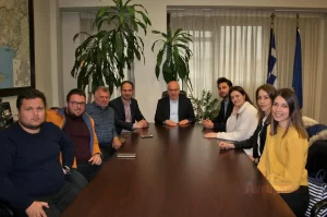 GÜMÜLCİNE Yassıköy Belediyesi Azınlık Kültür Derneği başkan ve yöneticileri, Doğu