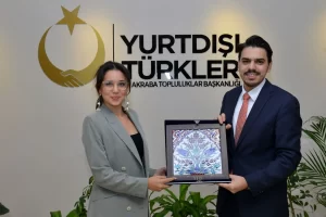 ANKARA   Karsu Dönmez YTB Personeliyle Bir Araya Geldi  