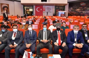 Türkiye-Dağıstan Tarih ve Kültür Sempozyumu’nda konuşan YTB Başkanı Abdullah Eren.