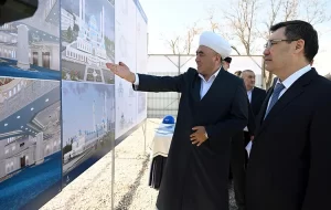 Kırgızistan'ın başkenti Bişkek yakınlarında 20 bin kişilik cami ve külliyenin