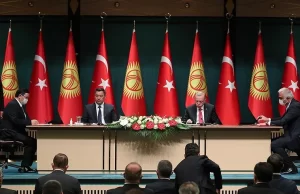 Cumhurbaşkanı Recep Tayyip Erdoğan ve Kırgızistan Cumhurbaşkanı Sadır Caparov başkanlığında,