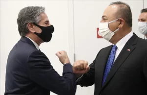 Dışişleri Bakanı Mevlüt Çavuşoğlu, ABD Dışişleri Bakanı Anthony Blinken ile