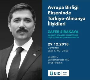 Konferansa Almanya'da yaşayan Türkler davet edildi