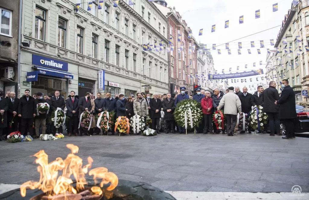 Bosna Hersek'te "Devlet Günü" başkent Saraybosna'da törenlerle kutlandı